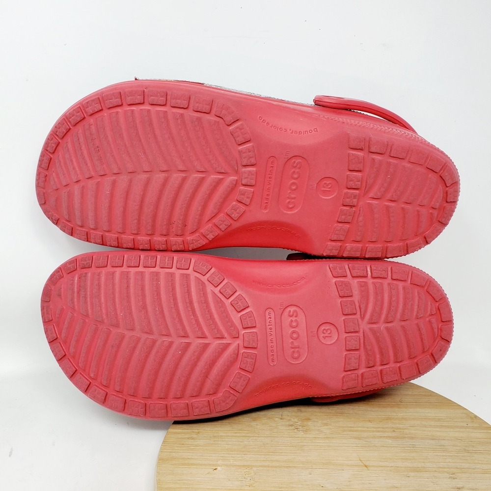 Crocs Spiderman Shoes Mens 13 Marvel Red Slip On Clasic Clog Sandals - Picture 11 of 12